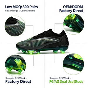 Scarpe <span class=keywords><strong>da</strong></span> <span class=keywords><strong>Calcio</strong></span> Professionali FG per Terreni Duri con Tomaia in Maglia per Club d'Elite - Product Image 3
