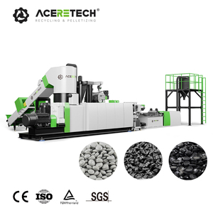 Free Accessories ACS-PRO Plastic Recycling Pellet Production Line Granulator Pelletizer Machine