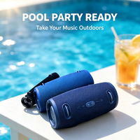 Enceinte sans fil d'extérieur étanche avec batterie rechargeable, audio haute fréquence cristallin, pour karaoké, soirées à domicile et home cinéma