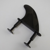 Accessoires de surf pour planches souples : Aileron de surf souple G5 de 4,5 pouces avec 6 vis de remplacement, aileron arrière souple en plastique