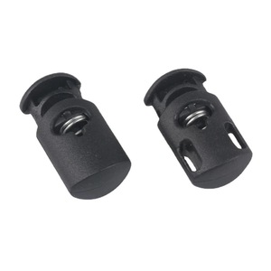 Boucles à ressort en plastique PP, perles cylindriques à double trou, boucles réglables en forme de nez de cochon, accessoires de sac durables et storable S 01 - Product Image 5
