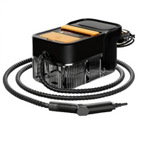 Nettoyeur Vapeur Gautye G1 Pro avec Poignée Réglable sur 3 Niveaux, Chauffage Rapide en 10 Secondes, Réservoir d'Eau de 2L, 2000W, en Plastique, 18 Accessoires, Portable