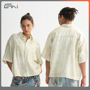 Streetwear taglie forti da <span class=keywords><strong>uomo</strong></span> <span class=keywords><strong>oversize</strong></span> Top bianco in tinta unita Casual camicie corte squadrate formale abbottonatura <span class=keywords><strong>camicia</strong></span> di <span class=keywords><strong>lino</strong></span> per <span class=keywords><strong>uomo</strong></span> - Product Image 6