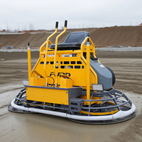 Machine à lisser le béton autoportée entièrement automatique à haute efficacité, prix réduit, avec moteur et pompe à essence inclus