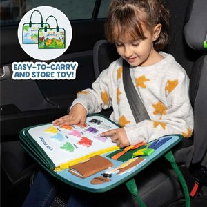 Juguetes Educativos Tempranos, Tablero de Actividades de Fieltro con Animales Salvajes, Tablero de Aprendizaje para Niños Pequeños - Product Image 5