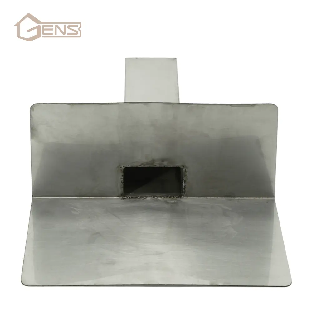 Gens Thickened Steel Corner 50 Pipe 75 Wall Horizontal Drainage 90 Degrees L-shaped Roof Side Wall Floor Scupper Drain