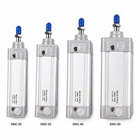   Cylindre pneumatique DNC-50-50-PPV-A-S2, alésage 50 mm, course 50 mm, double action, amortissement réglable
