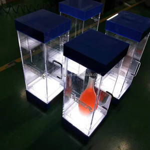 Custom Logo Verlicht Led Afsluitbare Fleskooi Verlichte Flessen Kooien Vergrendeling Doos Tafel Vip Glorifier Dienblad Presentator - Product Image 5