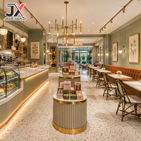 Meubles de présentation sur mesure pour café, comptoirs en marbre pour boulangerie commerciale, vitrines pour pâtisserie, solution clé en main pour café et desserts