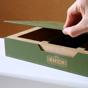 Caja de regalo para té, mini estuche de papel con impresión exquisita en relieve para té de roca Wuyi, té Dancong de canela, empaque de regalo. - Product Image 1