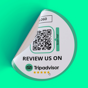 Pegatinas con <span class=keywords><strong>Código</strong></span> QR Personalizadas Ranguo, con su Logotipo e Información, Resistentes al Agua, de Vinilo/Papel Dorado Brillante, de Alta Calidad para Promoción - Product Image 2