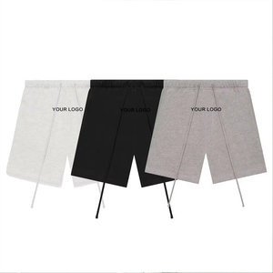 Pantalones Cortos Deportivos Holgados de Algodón para Hombre, Transpirables, de Secado Rápido, para Gimnasio y Descanso, con Bolsillos - Product Image 1