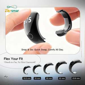 Anillo Contador de Dhikr Tasbeeh SQ976, Caja de Regalo Musulmana, Recordatorio de las Cinco Oraciones, Alarma de Azan, Anillo Zikr - Product Image 5