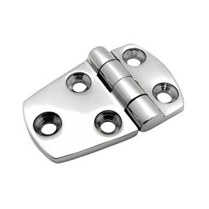 Charnière de cabinet en acier inoxydable 57x38mm, charnière de pont de bateau irrégulière pour quincaillerie marine et accessoires de yacht - Product Image 1