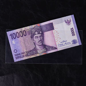 100 pochettes fines en PET sans acide, transparentes, pour la protection des billets de banque de grande taille - Product Image 5