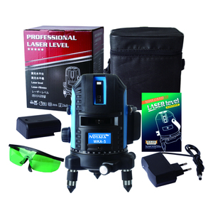 Livella Laser Noyafa <span class=keywords><strong>Wka</strong></span> 5 Linee Luce Verde Autolivellante 3D Rotante Automatica Livella Laser di Grado Ingegneristico per Costruzioni - Product Image 6