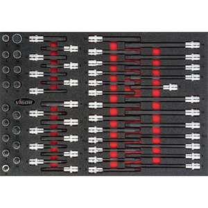 VIGOR - V4729 Juego de llaves de destornilladores (58 Uds.) -EAN 4047728047296 OTROS CONJUNTOS DE HERRAMIENTAS - Product Image 1