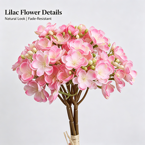 Elegante Flor Artificial <span class=keywords><strong>de</strong></span> Lujo en Color Blanco, Rosa, Morado, Azul y Multicolor para Decoración <span class=keywords><strong>de</strong></span> Mesa en Bodas, Fiestas y Eventos - Product Image 6