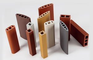 Terracotta bella esterna esterna a forma speciale a colori decorativi mattoni cotti cotti paesaggistici Laterite personalizzabile - Product Image 3