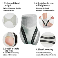 Orthèses de Cheville Sportives avec Support de Compression en Néoprène Ajustable pour Basketball, Football, Course et Salle de Sport