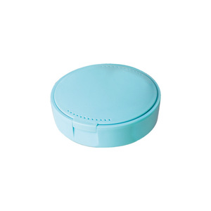 Boîtier rond avec miroir, aligneurs invisibles, étui pour appareil orthodontique coloré, étui de rangement pour prothèse dentaire, prothèse orthodontique - Product Image 2