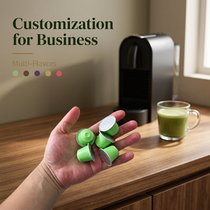 Eco Friendly Biodegradable Matcha Capsules Japanese Style Ceremonial Grade Green Tea Pods Compatible With Major Machines - Product Image 1