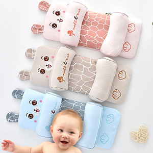 Newborn Baby Cartoon Rollover <b>Pillow</b> Bear-Shaped Kids' Bedding for Comfort and Safety - Product Image 5
