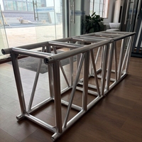 Structure de scène modulaire en alliage d'aluminium carrée, anti-rouille, pour festivals en plein air, concerts et événements, installation rapide