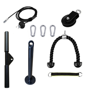 Équipement de gymnastique Pièces de bricolage 5mm 6mm Crochet de câble en acier Borne de connecteur de câble fixe pour câble métallique de gymnastique - Product Image 2