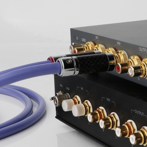RSANTEK haut de gamme OFC AC <span class=keywords><strong>HIFI</strong></span> câble Audio <span class=keywords><strong>Hifi</strong></span> fil d'alimentation RCA câble Audio pour bricolage - Product Image 4