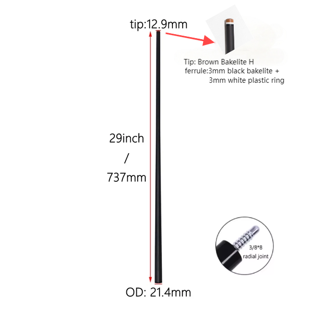 Bakélite radiale Pro 12,9-21,4-737 mm