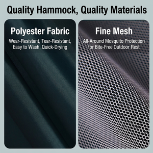 <b>Portable</b> Child Mosquito Net Mesh Panel Polyester Anti-Insect Camping <b>Hammock</b> Lightweight 2 Person Outdoor Sleep Picnic 250kg - Product Image 3