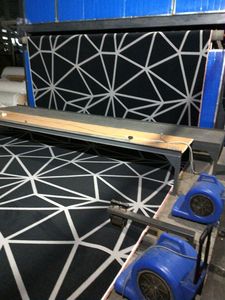 Alfombra de Cine de Alta Calidad Personalizada para Salones de Banquetes, Resistente al Fuego, de Lujo, en Blanco y Negro, de Pared a Pared, de Lana, para Hoteles y Cines - Product Image 2