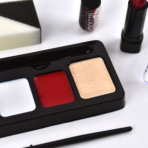 Kit de peinture de visage de sorcière et de clown d'<span class=keywords><strong>Halloween</strong></span> avec <span class=keywords><strong>maquillage</strong></span> SFX non toxique de faux sang pour enfants et adultes - Product Image 3
