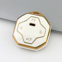 Étui de protection pour clé de voiture en TPU premium, léger et créatif, pour JETOUR T2/X70/X70 Coupe/X90/X95, avec porte-clés et porte-clés