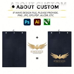 Serviette de sport/golf promotionnelle en microfibre gaufrée personnalisée avec logo brodé et impression, vente en gros - Product Image 3