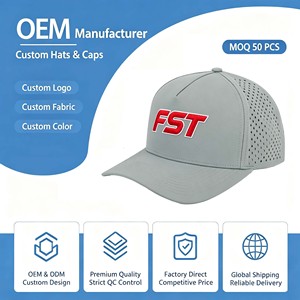 Fabricante OEM de gorras de China, gorra snapback unisex de 5 paneles bordada con hebilla de plástico y cuerda, superventas, personalizada para pesca - Product Image 1