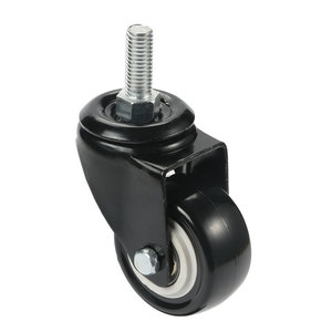 Swivel <b>Caster</b> 2 Inch 1/2 In Thread Polished Finish Furniture Industrial Use - Product Image 4