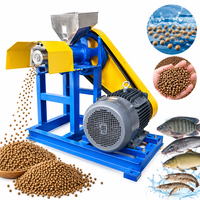 Machine à granulés d'aliments pour poissons flottants, extrudeuse à vis simple pour aliments pour poissons, machine de fabrication d'aliments pour poissons