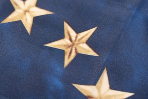 Khuyến mãi tùy chỉnh 3*5 ft 100% polyester mạnh mẽ bền cao mô phỏng trà nhuộm màu cờ mỹ - Product Image 2