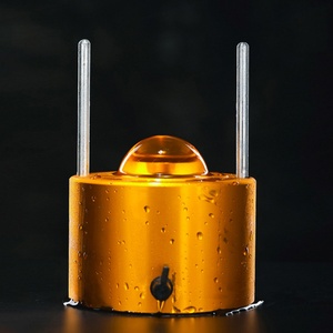 Moule à glaçons sphériques personnalisé en aluminium 60 mm pour whisky, qualité alimentaire, fabricant d'équipement d'origine, presse à glaçons dorés - Product Image 6