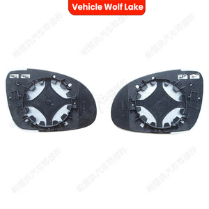 Espejo retrovisor lateral izquierdo para vehículo Wolf Lake, para Volkswagen Passat B6 Jetta 5 Golf 5 2006-2011, ABS plateado, nuevo - Product Image 4