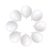 Ballons en Latex blanc mat de 10 pouces, 100 pièces, fournitures pour fête du nouvel an, Halloween, Eid Mubarak, anniversaire, remise de diplôme