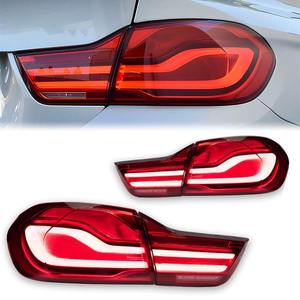 Luces Traseras LED para <span class=keywords><strong>BMW</strong></span> Serie 4 M4 F32 F33 F36 F82 F83 2012-<span class=keywords><strong>2020</strong></span> LCI MP Rojo Negro Plug and Play - Product Image 1