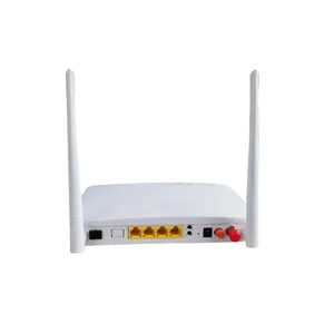 GPON ONU Serat Tunggal atau Ganda, Chipset FTTH ONU 1GE + 3FE + WiFi + CATV RF GPON NT Mendukung Remote Control