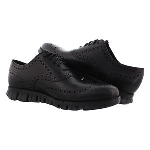 Zapatos Oxford Cole Haan Zerogrand Wingtip para Hombre, Color: Negro/Negro |   100% Auténtico - Product Image 4