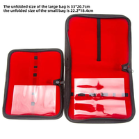 Kit de Suture et Débridement Cutané pour Étudiants en Médecine – Matériel PVC Durable, Sac de Rangement pour Équipement Chirurgical et de Laboratoire, Sac à Outils en Gros