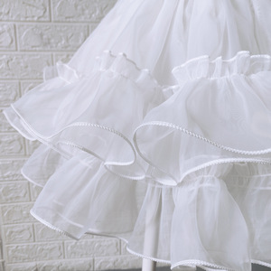 Vente en gros de <span class=keywords><strong>jupon</strong></span> crinoline pour fille robe de mariée robe de bal <span class=keywords><strong>blanc</strong></span> ivoire <span class=keywords><strong>jupon</strong></span> pour enfant - Product Image 4