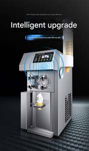 Máquina de Helado Suave Automática Personalizable para Escritorio, Máquina de Helado de Frutas de Una Sola Boquilla - Product Image 3