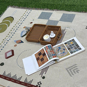 Tùy Chỉnh 100% Tái Chế Bông Dệt Chăn Ném Dệt Bohemian Ném Chăn Cắm Trại Chăn - Product Image 5